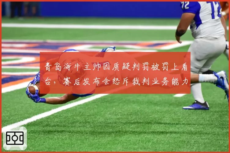 青岛海牛主帅因质疑判罚被罚上看台,赛后发布会怒斥裁判业务能力