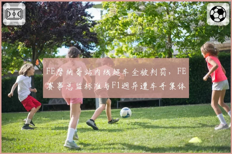 FE摩纳哥站内线超车全被判罚，FE赛事总监标准与F1迥异遭车手集体吐槽