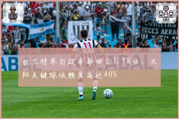 杜兰特单打效率每回合1.18分，太阳关键球依赖度高达40%